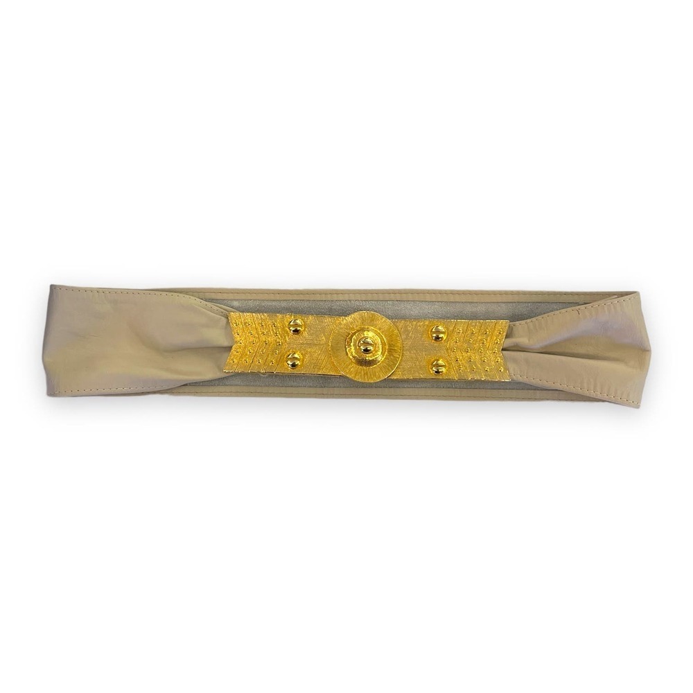 Vintage flora Leather Belt